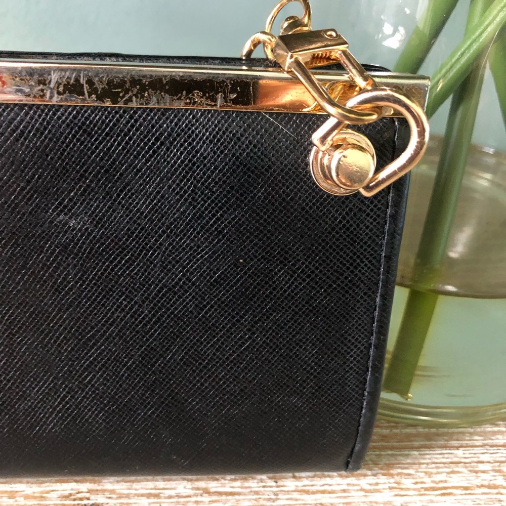MCM charms crossbody blk wallet - Picture 13 of 15